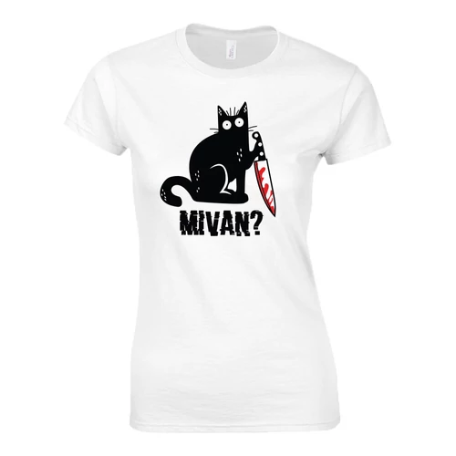 MIVAN cica női póló (Citrom)