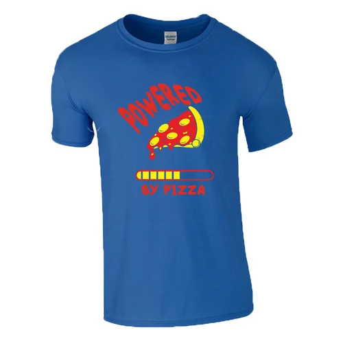 Pizza póló (Királykék)