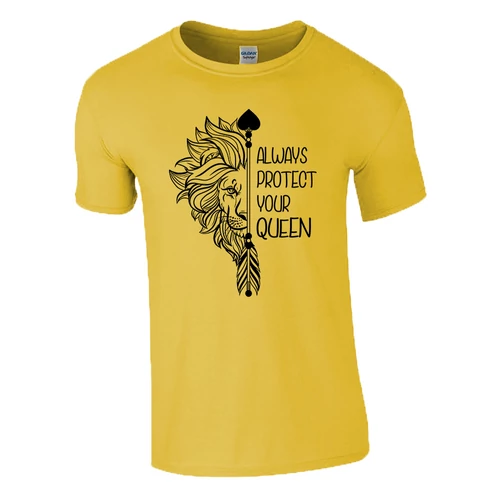 Always protect your queen póló (Citrom)