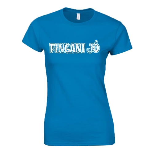 Fingani jó női póló (Türkiz)
