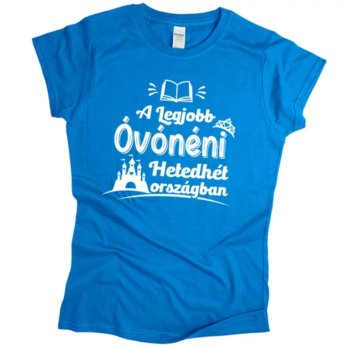 A legjobb óvónéni női póló (Türkiz)