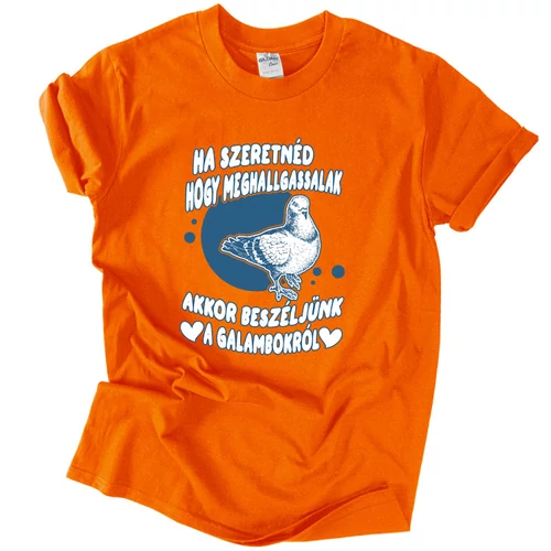 Beszélj a galambokról póló (Narancs)