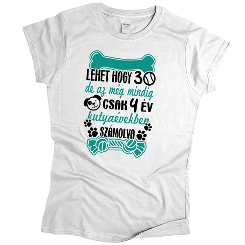 Lehet hogy 30 női póló (Fehér)