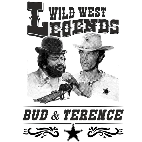 Bud and Terence férfi póló (b_fehér)