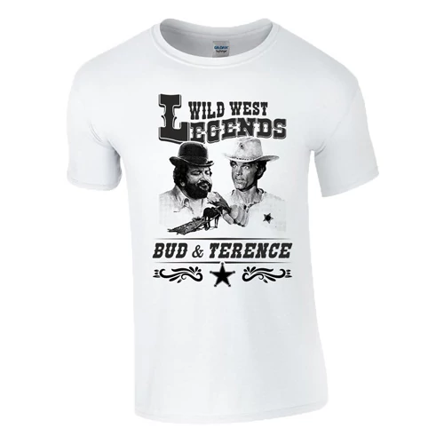 Bud and Terence férfi póló (fehér)