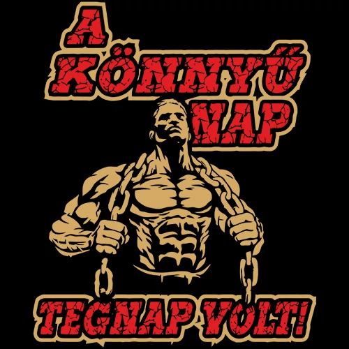 Edzés - Könnyű nap póló (Fekete)