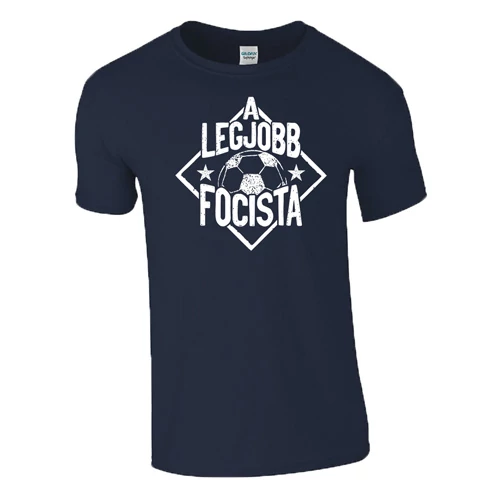 A legjobb focista Férfi póló (sötétkék)