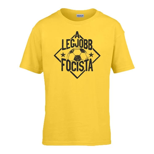 A legjobb focista gyerek póló (Citrom)