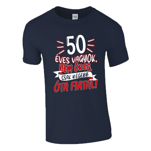 50 éves vagyok (Sötétkék)
