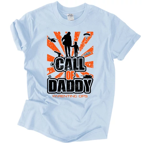 Call Of Daddy férfi póló (Világoskék)