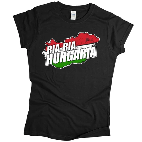 Ria-Ria Hungária női póló (Fekete)