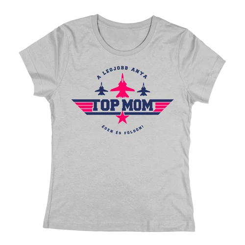 TOP MOM női póló (szürke)