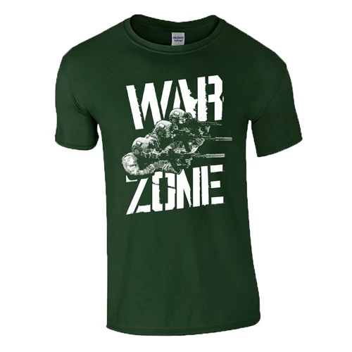 COD WARZONE férfi póló (sötétzöld)