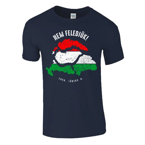 Nem feledjük! (sötétkék)