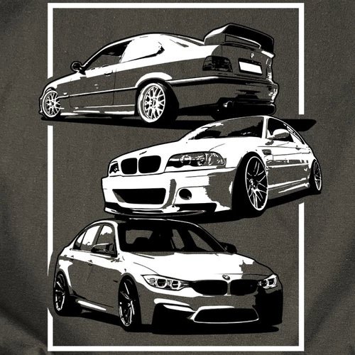 AUTÓBOLOND BMW - kapucnis pulóver (B_grafi)