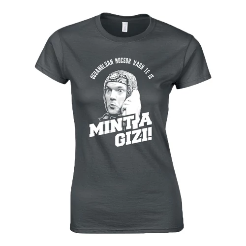 Mama karanténban női póló (Grafit)