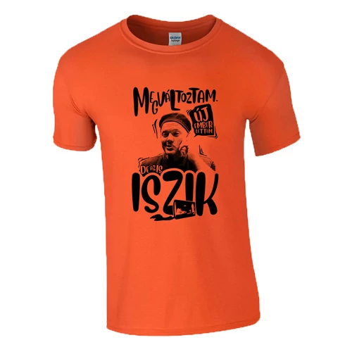 Papa karanténban póló (Narancs)