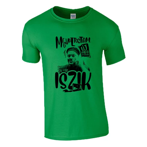 Papa karanténban póló (Zöld)