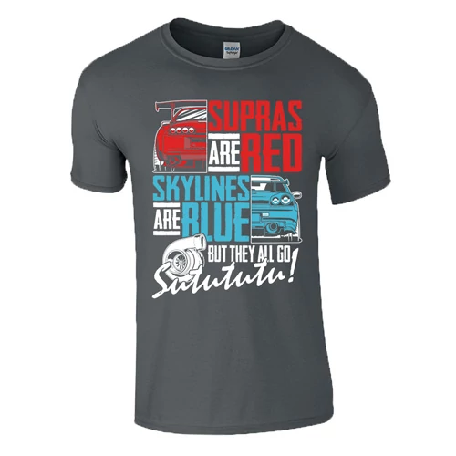 SUPRAS & SKYLINES férfi póló (grafit)