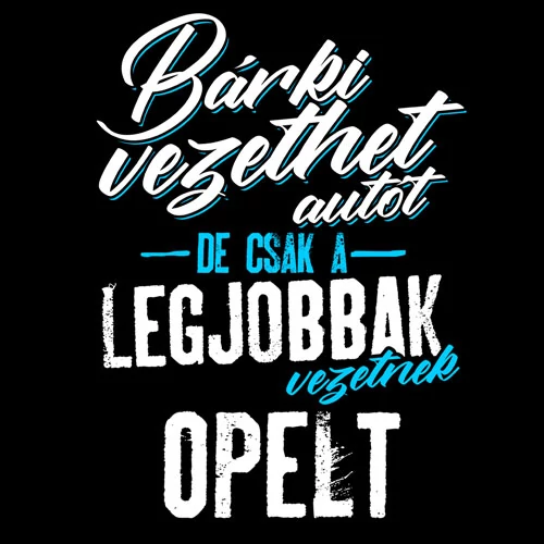 BÁRKI VEZETHET AUTÓT férfi póló (fekete)