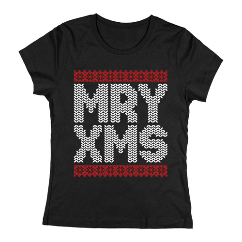 MRY XMS (RUN DMC) női póló (fekete)