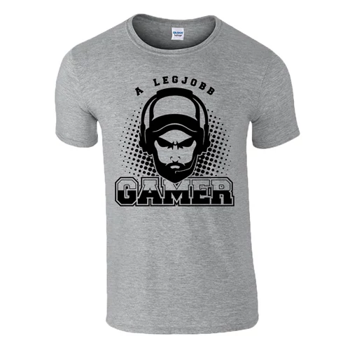 LEGJOBB GAMER férfi póló (szürke)