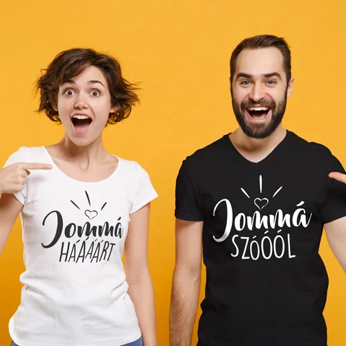 Jommá Hááárt - Jommá Szóóól páros póló