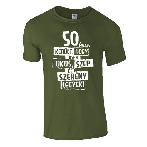 X évembe került férfi póló  (military)