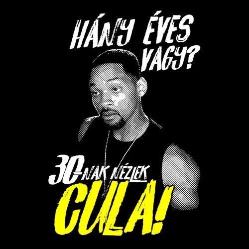 Bad Boys - Harmincnak nézlek Cula! férfi póló (fekete)