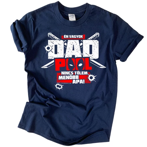 DAD POOL póló (sötétkék)