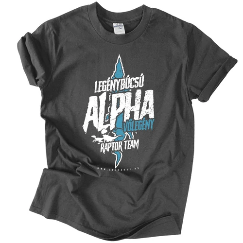 Alpha - Raptor Team póló (grafit)