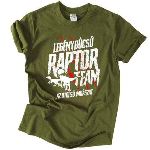 Raptor Team póló (military)