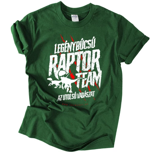 Raptor Team póló (sötétzöld)