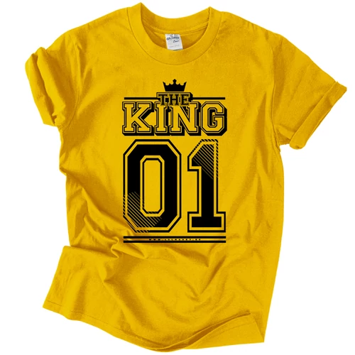 KING 01 (RD) férfi póló (citrom)