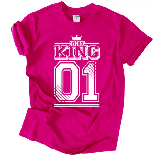 KING 01 (RD) férfi póló (rózsaszín)