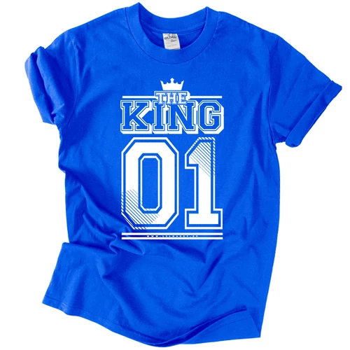 KING 01 (RD) férfi póló (királykék)