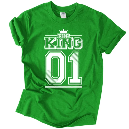 KING 01 (RD) férfi póló (zöld)