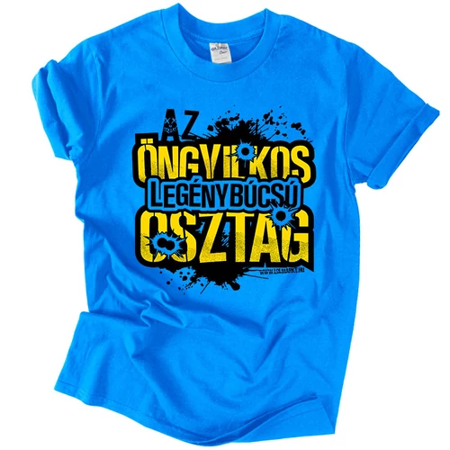 Öngyilkos Legénybúcsú Osztag -  férfi póló (türkiz)
