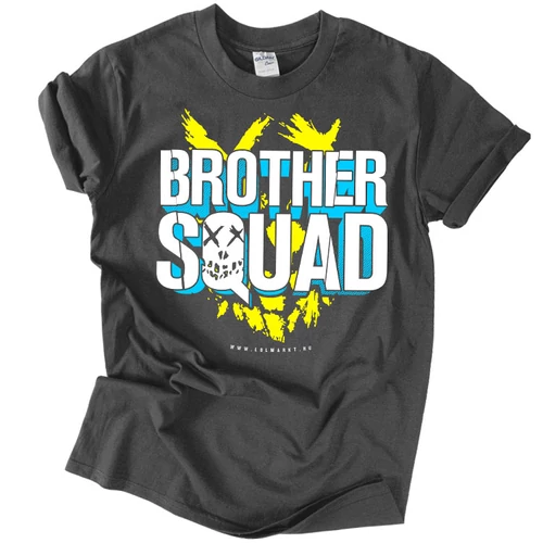Brother Squad - férfi póló (grafit)