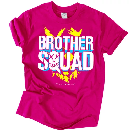 Brother Squad - férfi póló (rózsaszín)