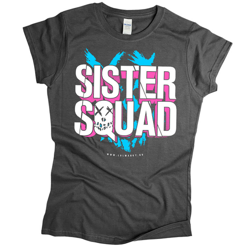 Sister Squad - női póló (grafit)