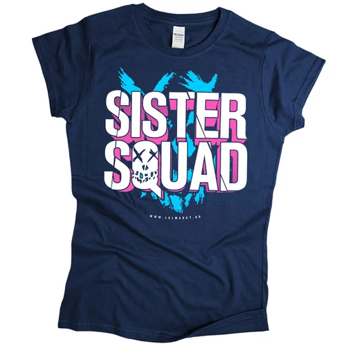 Sister Squad - női póló (sötétkék)