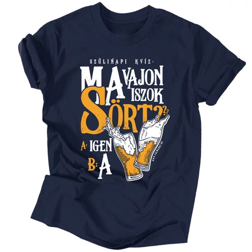 A csúcsragadozók - férfi póló (navy)