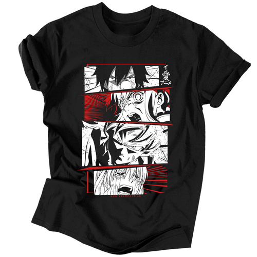 I love anime férfi póló (fekete)