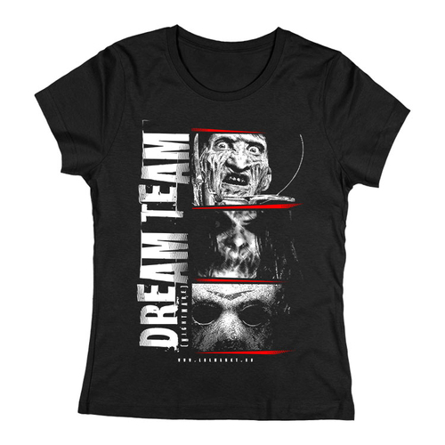 Dream team női póló (fekete)