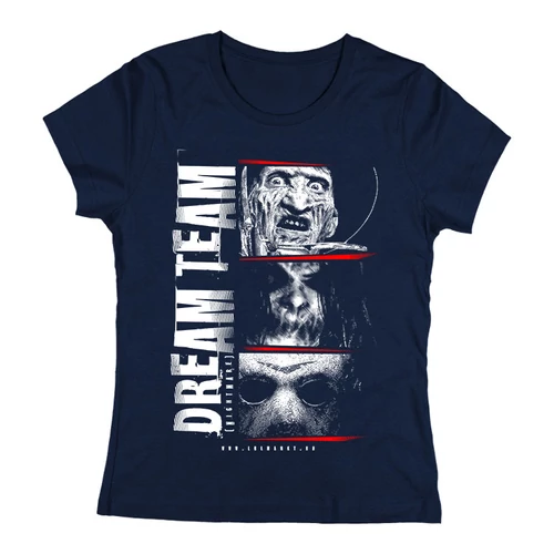 Dream team női póló (navy)