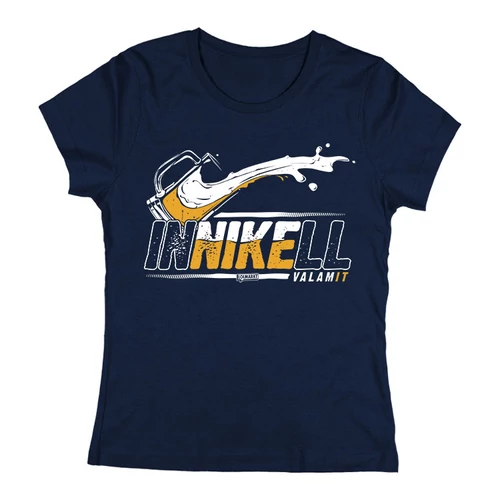 Inni kell női póló (navy)