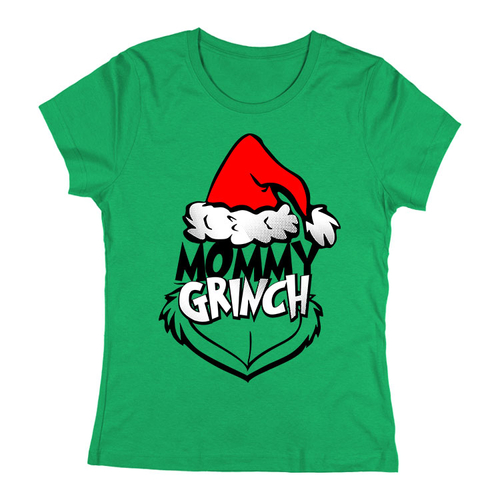 Mommy Grinch női póló (Zöld)