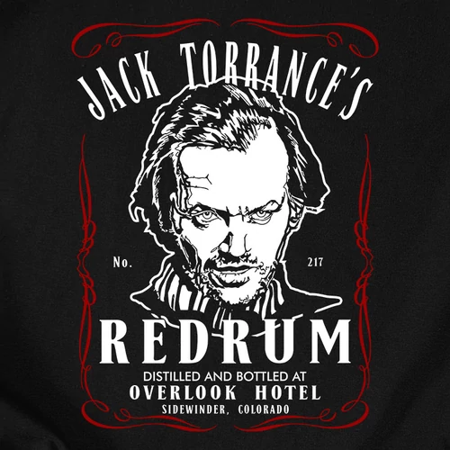 Redrum női póló (B_Fekete)