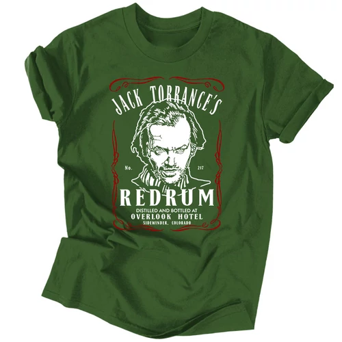 Redrum férfi póló (Üvegzöld)